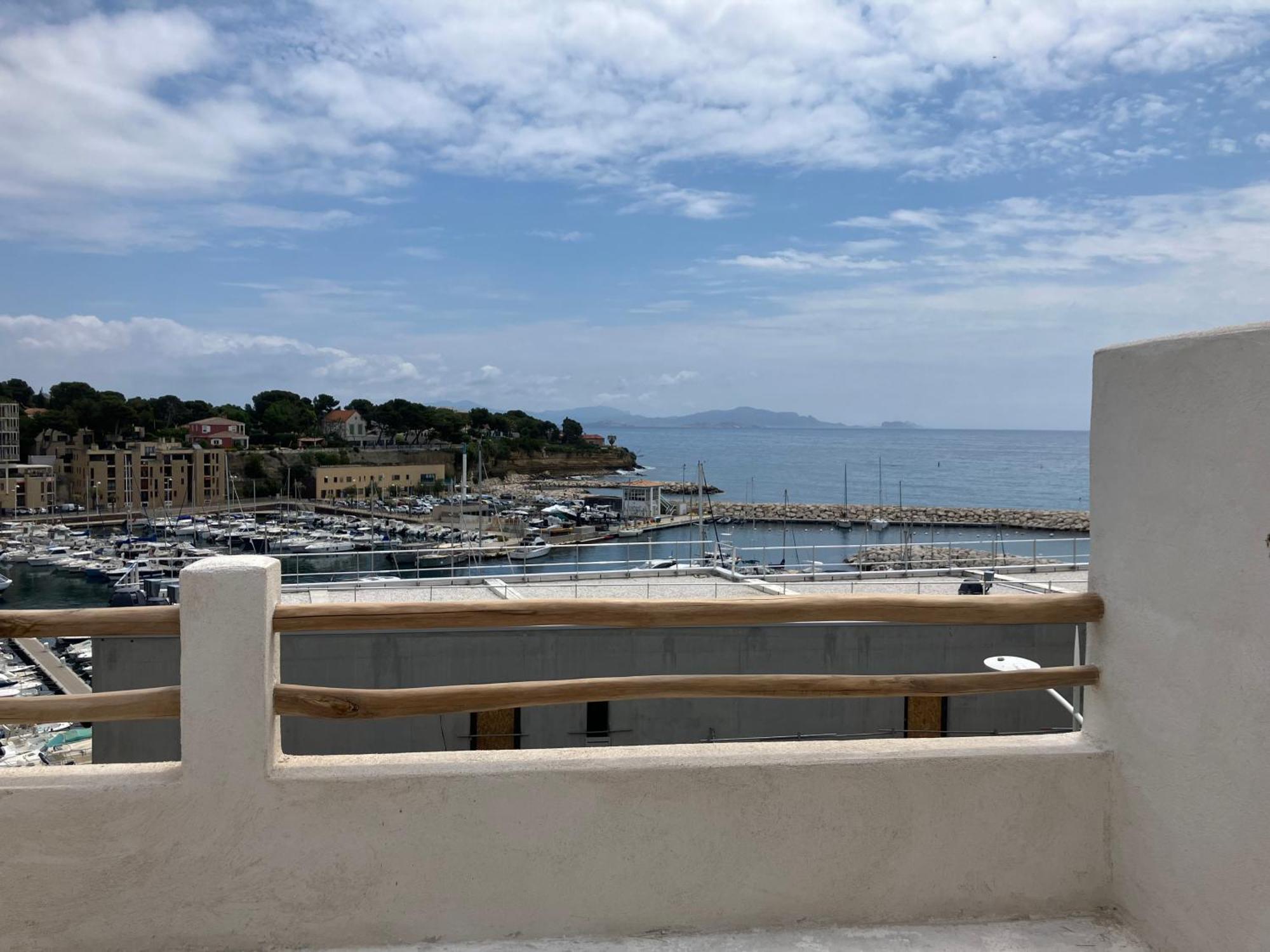 Apartamento T2 Vue Sur Le Port Jacuzzi Terrasse Et Parking Carry-le-Rouet Exterior foto