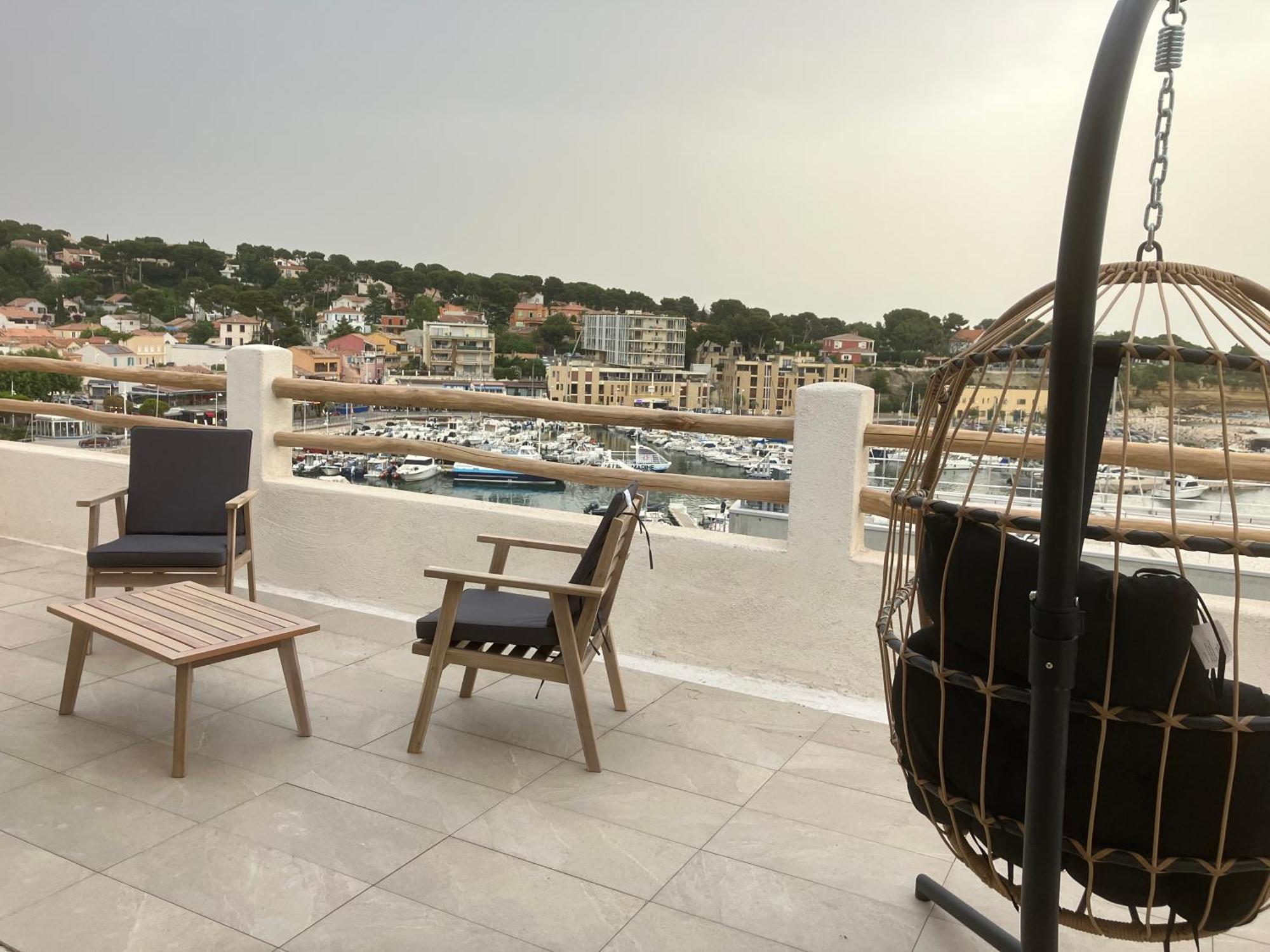 Apartamento T2 Vue Sur Le Port Jacuzzi Terrasse Et Parking Carry-le-Rouet Exterior foto